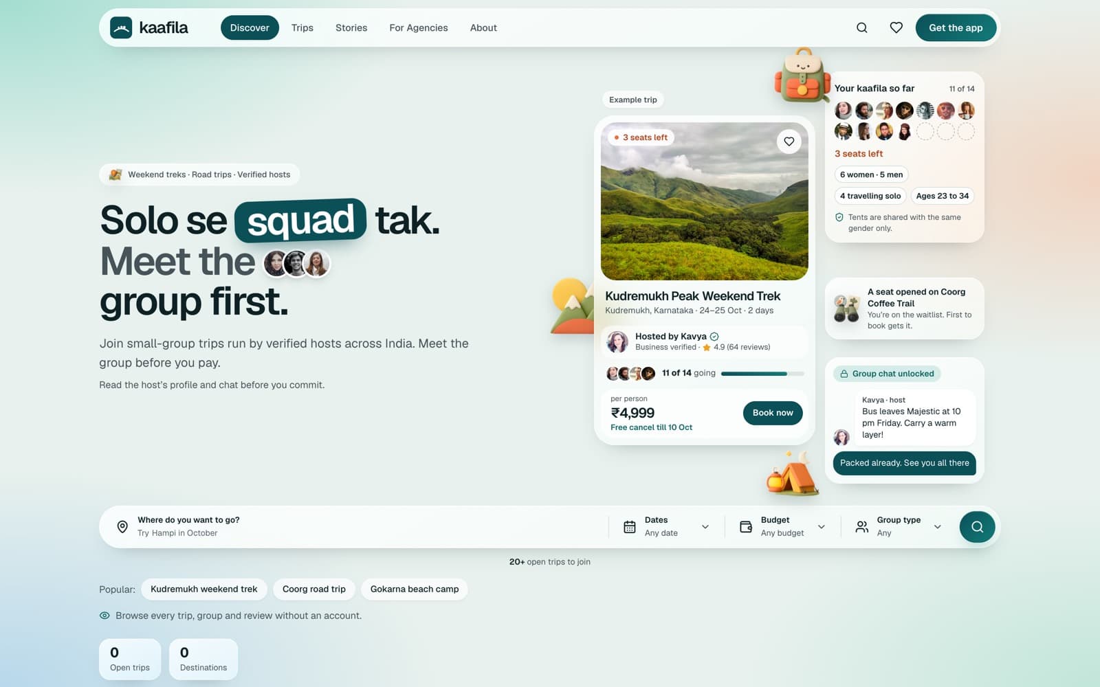 Kaafila website